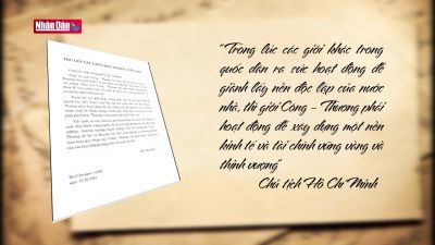 Lời hiệu triệu gửi giới công thương
