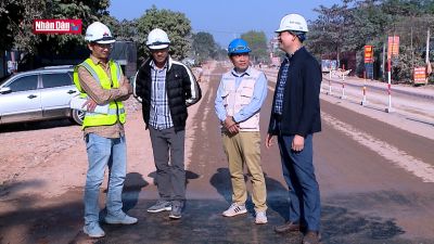 Trên công trường những ngày cuối năm