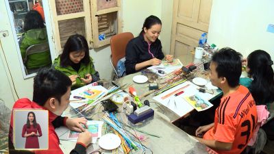 Hạnh phúc từ "ngôi nhà tranh giấy xoắn"